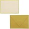 Sustainable Greetings 48 Pack Blank Invitation Cards and Envelopes, Gold Foil Border, 4 x 6 Inches
